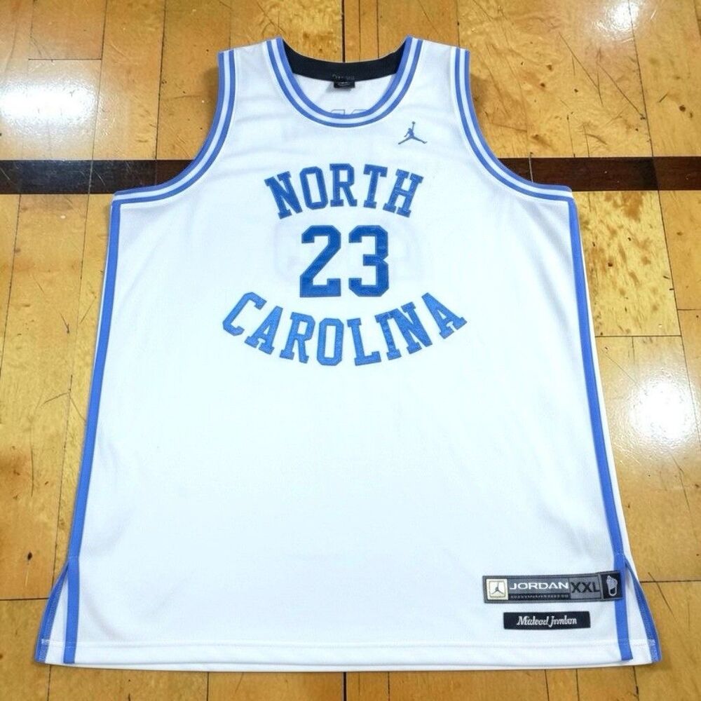 Nike Jordan North Carolina Tar Heels Michael Jordan #23 Jersey XXL Blue White